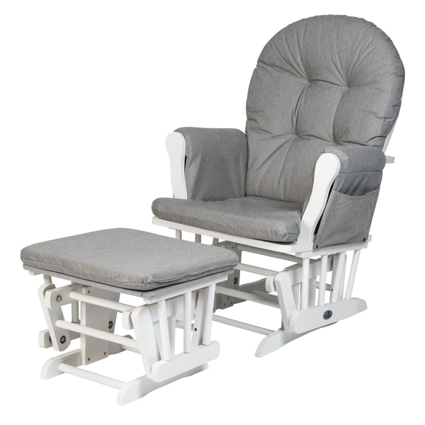 babylo milan glider chair and footstool