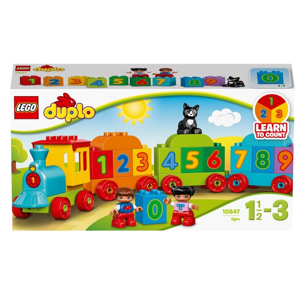 Først tetraeder Soar LEGO 10847 DUPLO Number Train Toy Education Large Bricks Set - ToyLibrary
